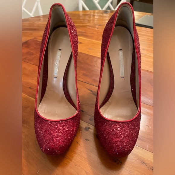 Nicholas Kirkwood, Red Sparkle, Size 8.5 - Picture 8 of 9